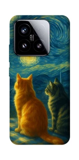 Чехол на Xiaomi 15 Cats under the stars фото 1 Чехол на Xiaomi 15 Cats under the stars фото 1 из 1