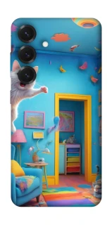 Чехол на Samsung Galaxy S26+ crazy cat фото 1 из 1