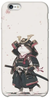 Чохол на Apple iPhone 6/6s (4.7") Samurai Cat Warrior фото 1 з 1