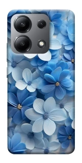 Чехол на Xiaomi Redmi Note 13 4G Синие цветы фото 1 из 1