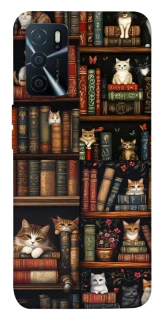 Чехол на Oppo A16s / A16 Cats & Books фото 1 из 1