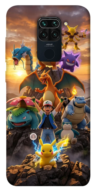 Чехол на Xiaomi Redmi Note 9 / Redmi 10X Pokemon фото 1 из 1