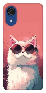Чохол на Samsung Galaxy A03 Core Сat with glasses фото 1 Чохол на Samsung Galaxy A03 Core Сat with glasses фото 1 з 1