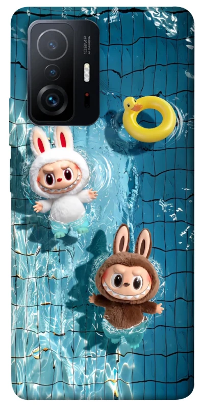 Чохол на Xiaomi 11T / 11T Pro Labubu in the pool фото 1 з 1