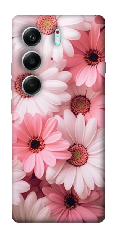 Чехол на Tecno Camon 40 Pro 5G Розовые цветы v2 фото 1 из 1