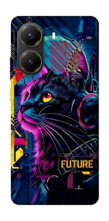 Чохол на Xiaomi Poco X7 Pro Cyber Cat v2 фото 1 з 1