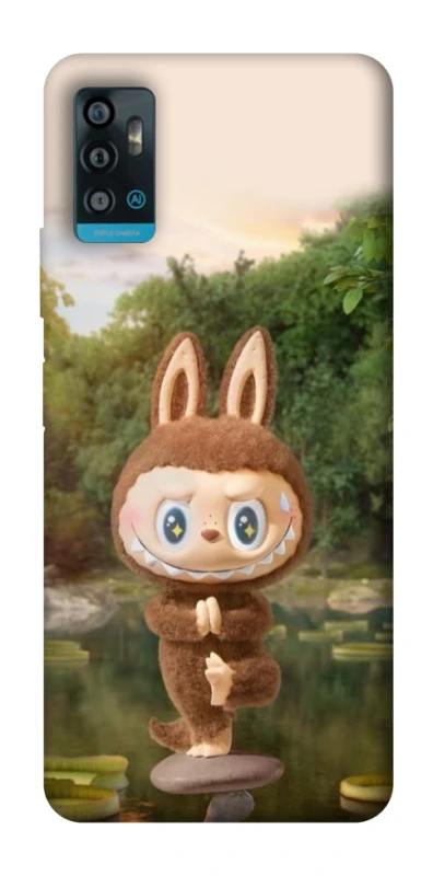 Чохол на ZTE Blade A71 Labubu Yoga фото 1 з 1