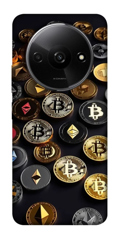 Чохол на Xiaomi Redmi A3 Many coins фото 1 з 1