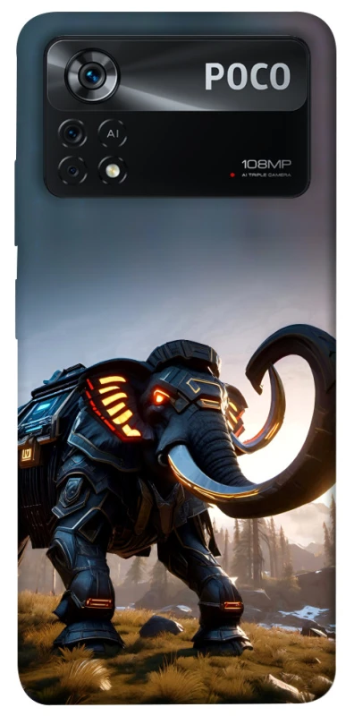 Чехол на Xiaomi Poco X4 Pro 5G Cyber ​​elephant фото 1 из 1