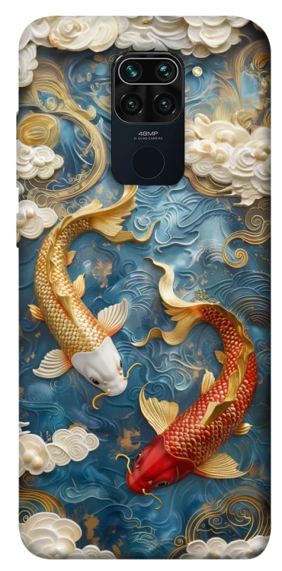 Чехол на Xiaomi Redmi Note 9 / Redmi 10X Koi carp фото 1 из 1