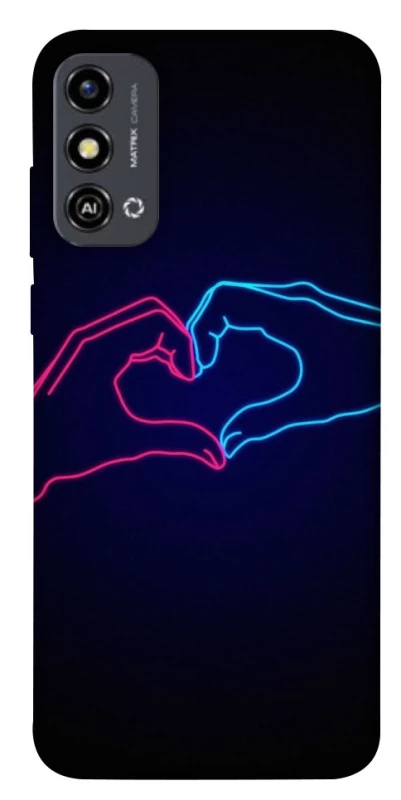 Чехол на ZTE Blade A53 Neon love фото 1 из 1