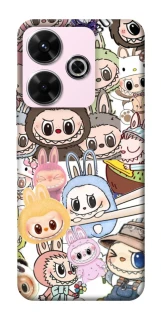 Чехол на Xiaomi Poco M6 4G All Labubus фото 1 из 1