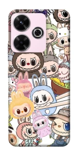 Чехол на Xiaomi Redmi 13 4G All Labubus фото 1 из 1