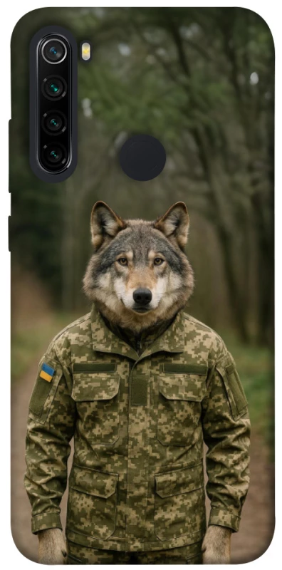 Чохол на Xiaomi Redmi Note 8 Вовк захисник фото 1 з 1