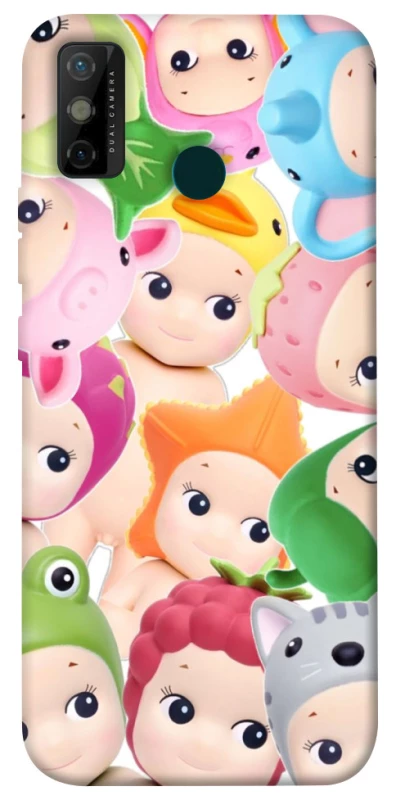 Чохол на TECNO Spark 6 Go Fruit-Zoo Kaleidoscope фото 1 з 1