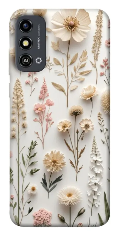 Чохол на ZTE Blade A53 Floral design ver.1 фото 1 з 1