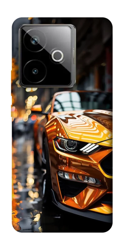 Чохол на Realme GT 7T Golden sports car фото 1 з 1