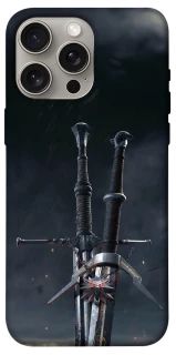 Чехол на Apple iPhone 15 Pro Max (6.7") Мечи Ведьмака фото 1 из 1