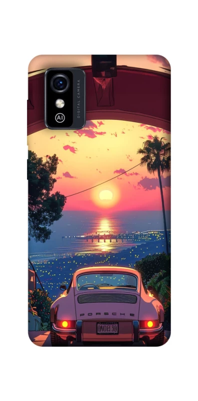 Чехол на ZTE Blade L9 Porsche at sunset фото 1 из 1