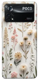 Чохол на Xiaomi Poco X4 Pro 5G Floral design ver.1 фото 1 з 1