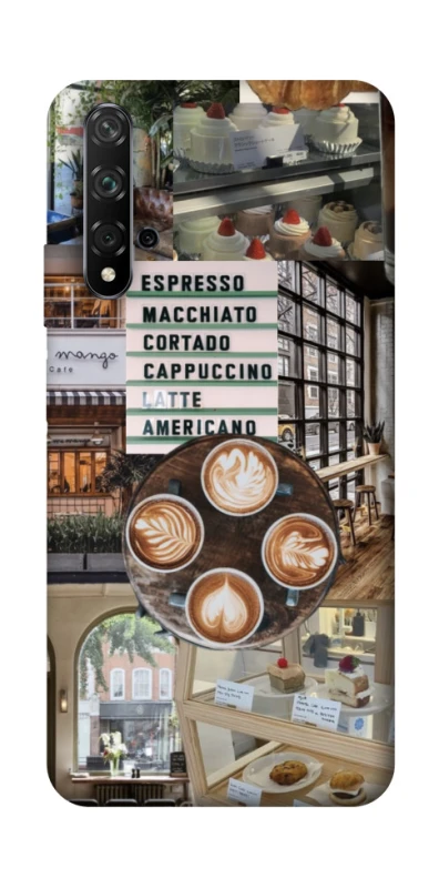 Чохол на Huawei Honor 20 / Nova 5T Coffee collage ver.5 фото 1 з 1