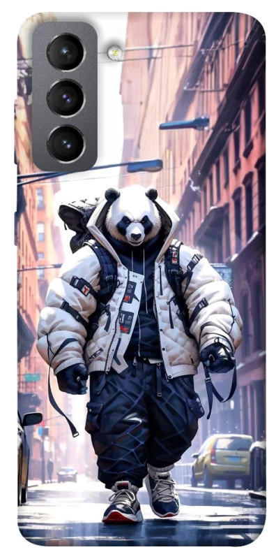 Чехол на Samsung Galaxy S21 FE Панда курьер фото 1 из 1