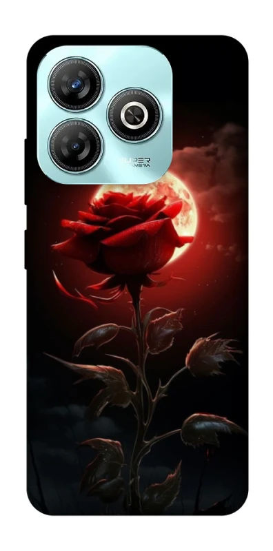 Чехол на ZTE Blade A75 4G Красная роза фото 1 из 1