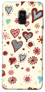 Чохол на Samsung A530 Galaxy A8 (2018) Pretty hearts фото 1 з 1