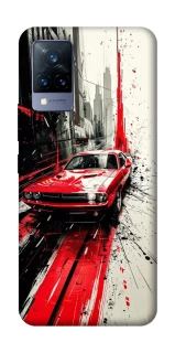 Чехол на Vivo V21 Painted Mustang фото 1 из 1