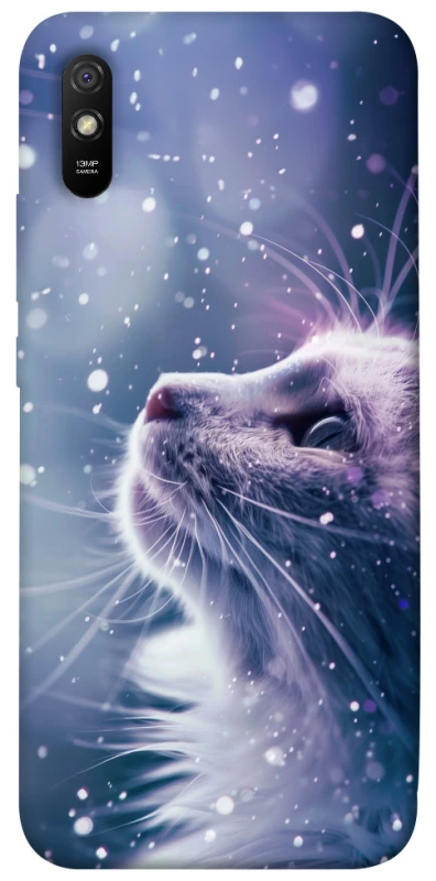 Чехол на Xiaomi Redmi 9A Snow cat фото 1 из 1