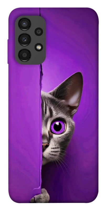 Чохол на Samsung Galaxy A13 4G Кіт-підглядач фото 1 з 1