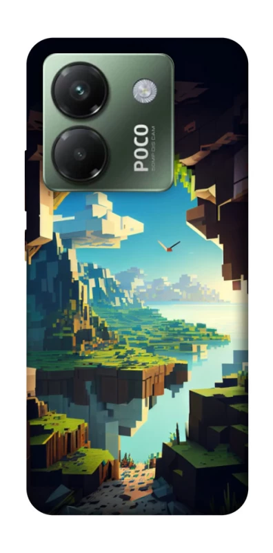 Чохол на Xiaomi Poco M7 pro 5G Minecraft sunrise фото 1 з 1