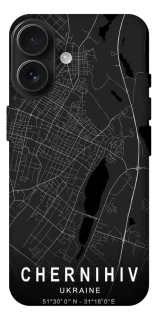 Чохол на Apple iPhone 17 (6.3") Chernihiv map фото 1 з 1