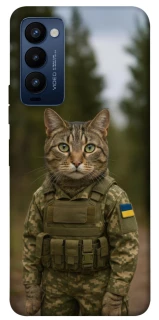 Чехол на TECNO Camon 18 Кот защитник фото 1 из 1