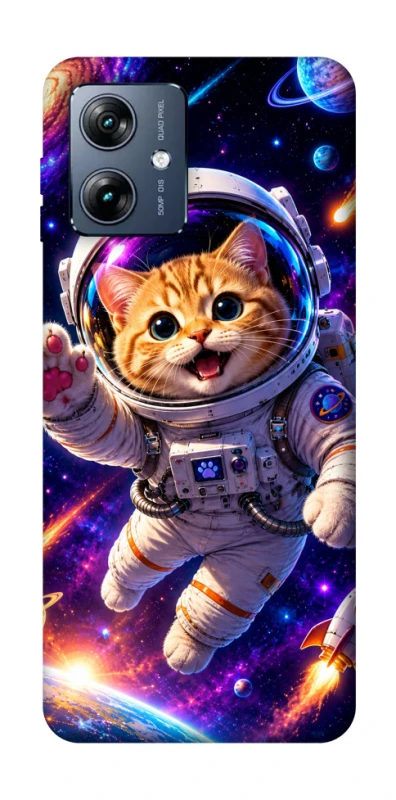 Чохол на Motorola Moto G54 Power Space Cat фото 1 з 1