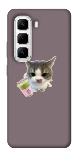 Чохол на Infinix Hot 50 Pro cat matcha фото 1 з 1