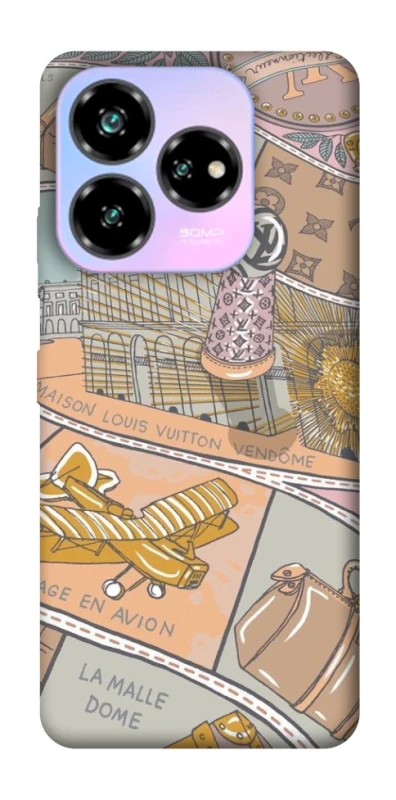 Чехол на ZTE Nubia V60 Desing Fashion collage ver.2 фото 1 из 1