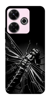 Чохол на Xiaomi Poco M6 4G Black dragonfly фото 1 з 1