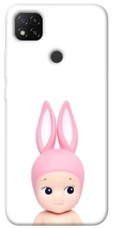 Чехол на Xiaomi Redmi 9C Minimal Bunny Peek фото 1 из 1