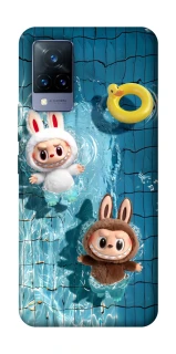 Чохол на Vivo V21 Labubu in the pool фото 1 з 1