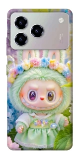 Чехол на ZTE Blade A76 Labubu & Flowers ver.2 фото 1 из 1