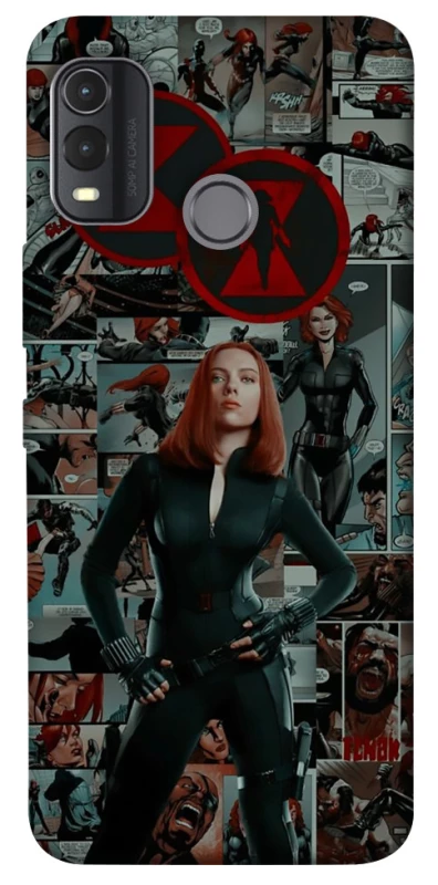 Чехол на Nokia G11 Plus Black Widow фото 1 из 1