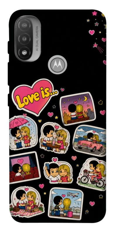 Чохол на Motorola Moto E20 Love is ver.3 фото 1 з 1