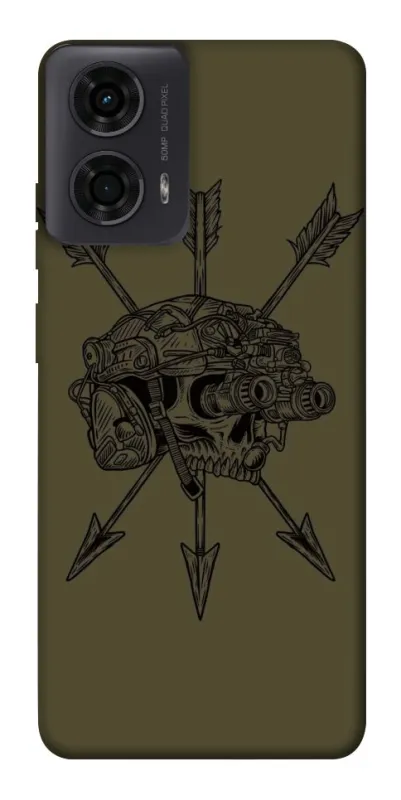 Чехол на Motorola Moto G24 Mil skull фото 1 из 1