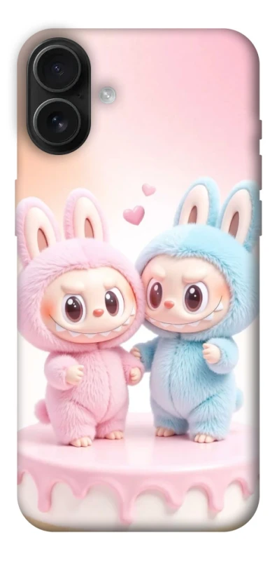 Чехол на Apple iPhone 16 Plus Labubu Twins фото 1 из 1