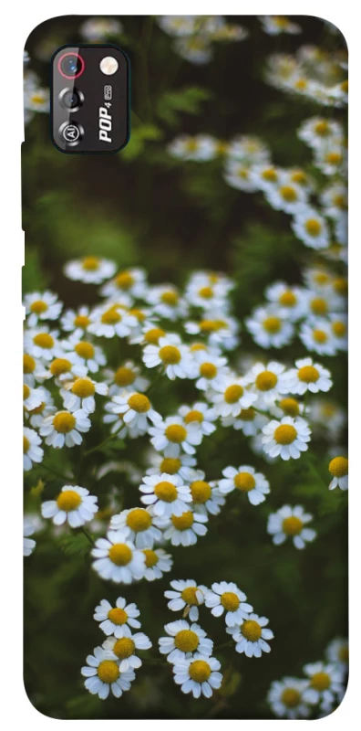 Чехол на TECNO POP 4 Pro Ромашки v13 фото 1 из 1