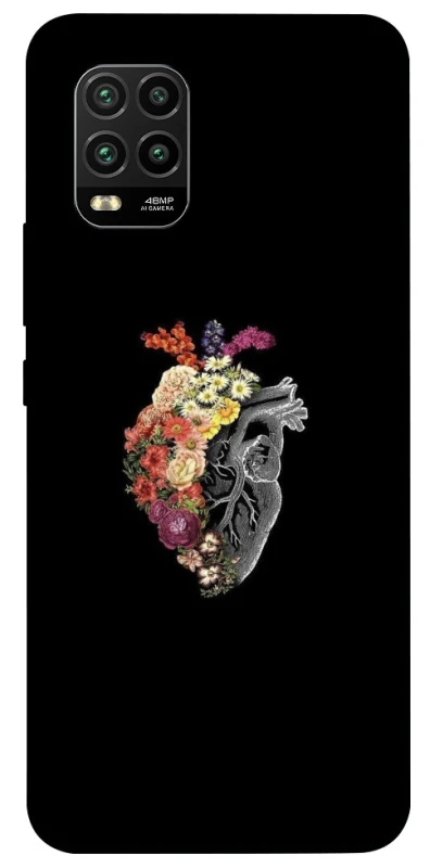 Чохол на Xiaomi Mi 10 Lite Heart with flowers фото 1 з 1