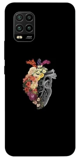 Чехол на Xiaomi Mi 10 Lite Heart with flowers фото 1 из 1