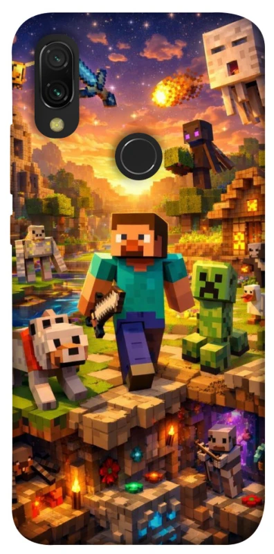 Чохол на Xiaomi Redmi 7 Minecraft v6 фото 1 з 1