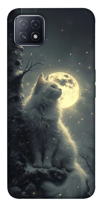 Чехол на Oppo A73 Кот под луной фото 1 из 1